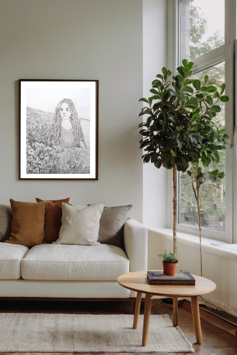 Jeune rêveuse sur le Chemin de la Vrine_idée_déco_salon