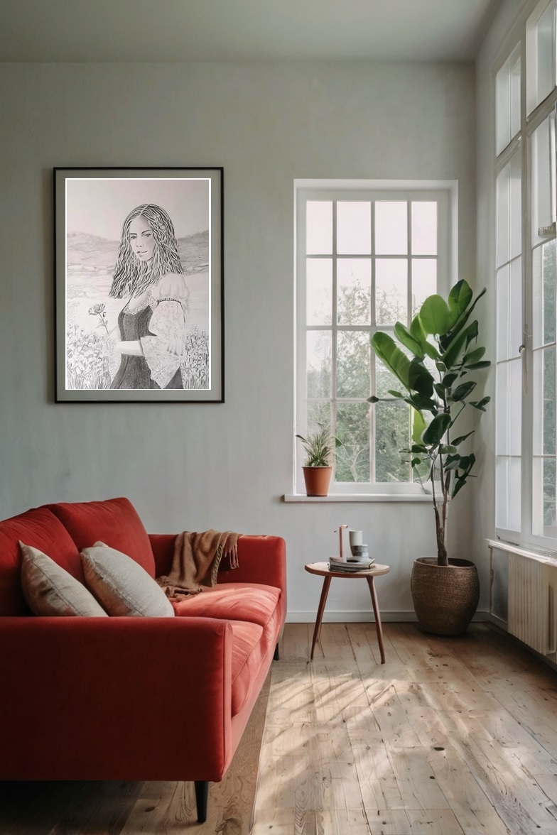 La belle au coquelicot_idée_déco