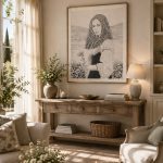 Portrait DAM KAT femme coquelicot déco maison paris bretagne