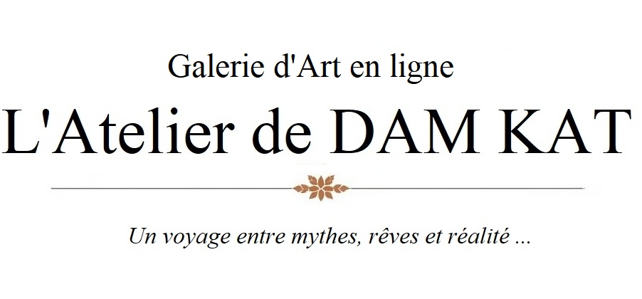 Artiste peintre et illustratrice de Bretagne, DAM KAT présente sur son nouveau BLOG son travail en tant qu'artiste peintre dans son atelier