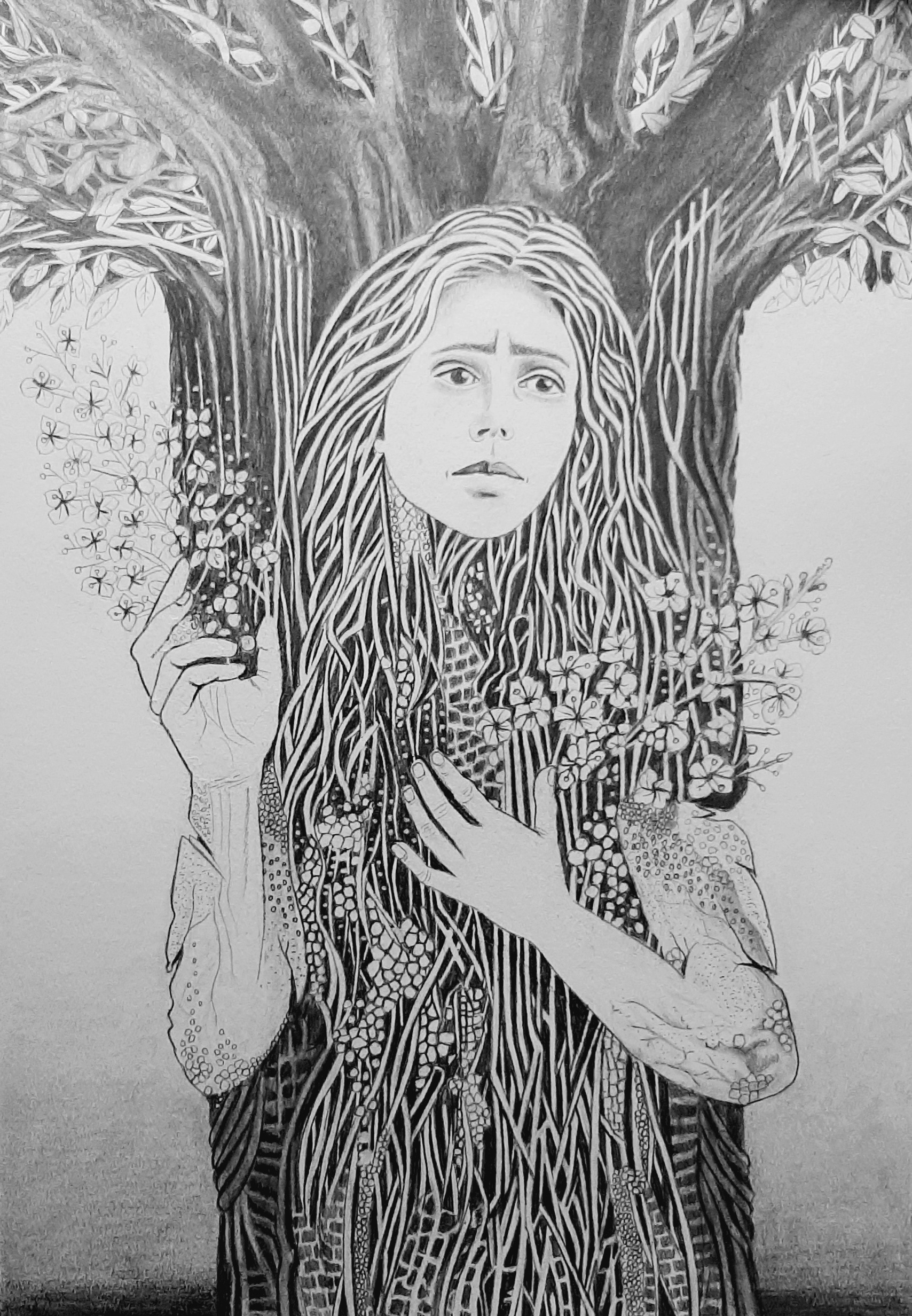 DRYOPE changée en arbre