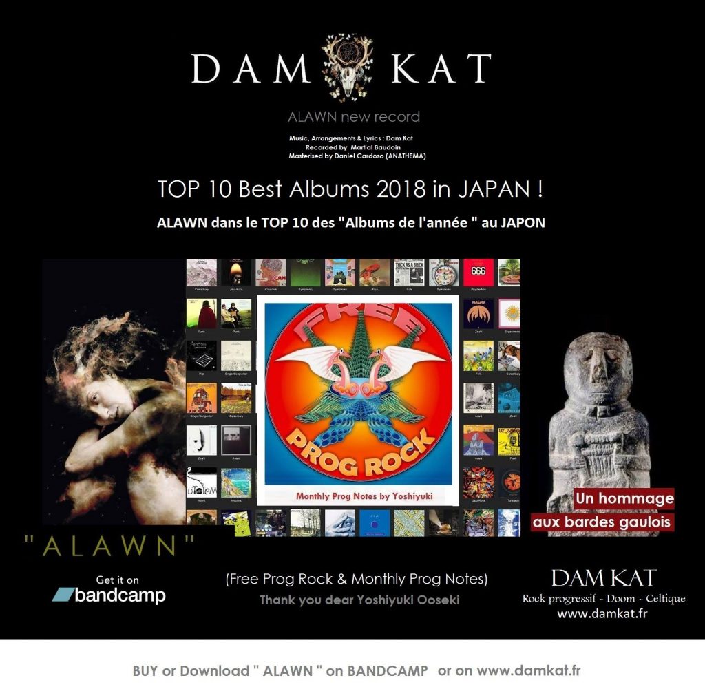 DAM KAT Hommage aux bardes gaulois avec la Lyre de PAULE