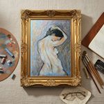 Nu féminin au pastel en hommage à DEGAS