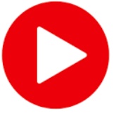 bouton lecture rouge et blanc