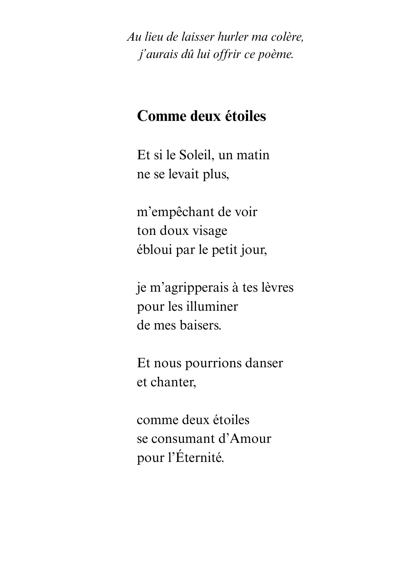 Extrait du livre de DAM KAT Lorsque l'Amour s'en va