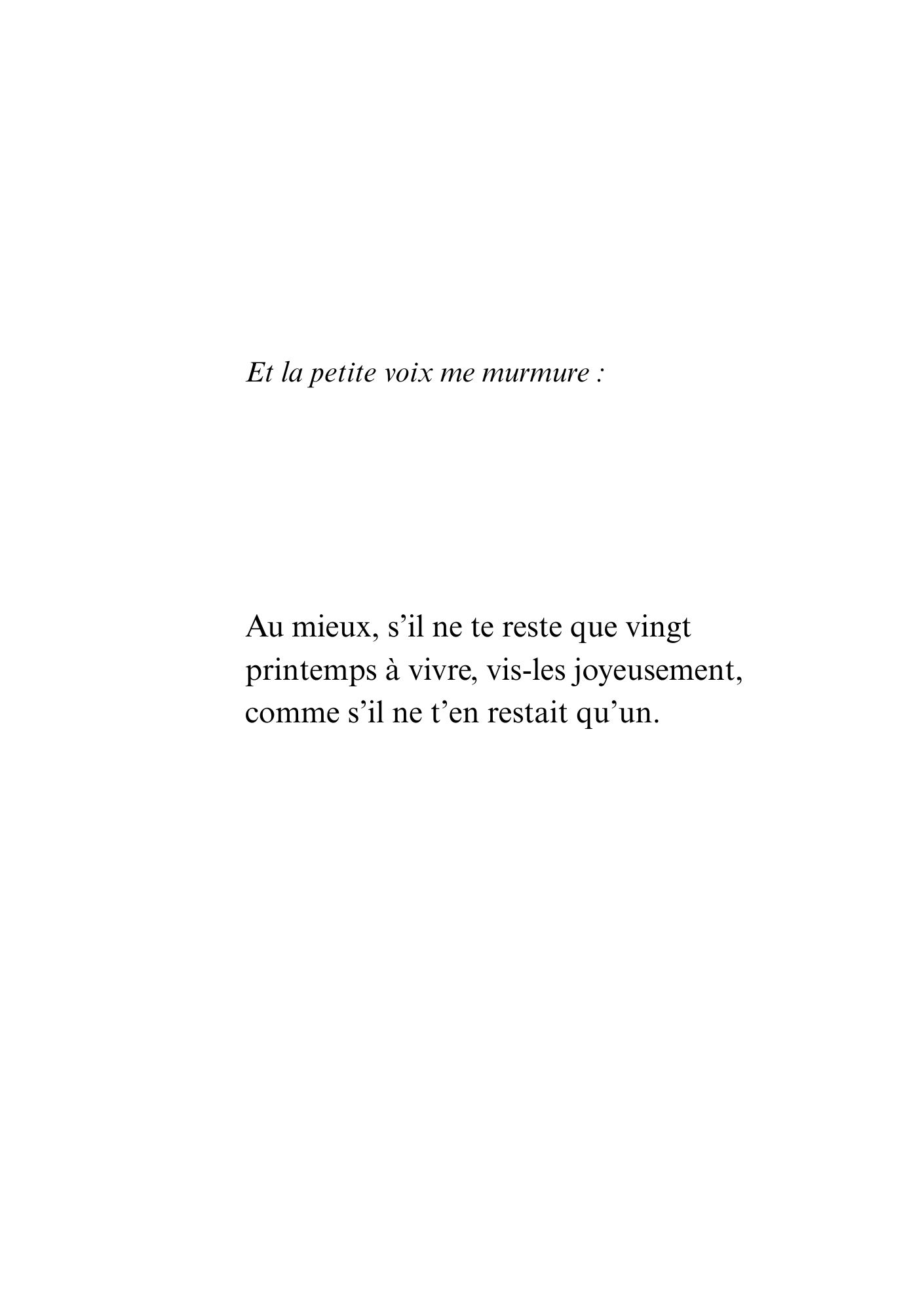 Extrait du livre de DAM KAT Lorsque l'Amour s'en va