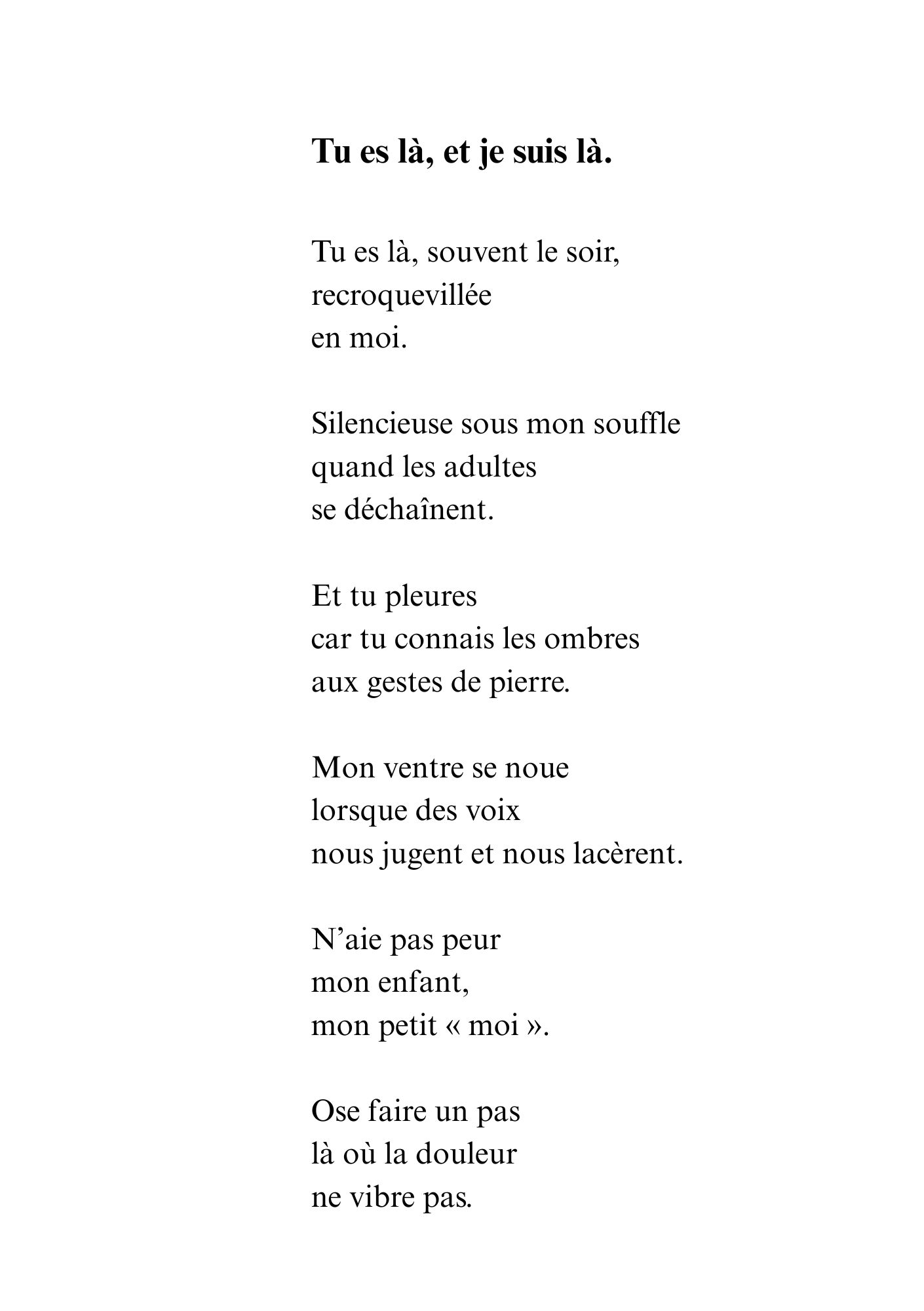 Extrait du livre de DAM KAT Lorsque l'Amour s'en va