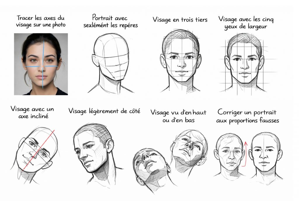 8 Exercices composition en dessin