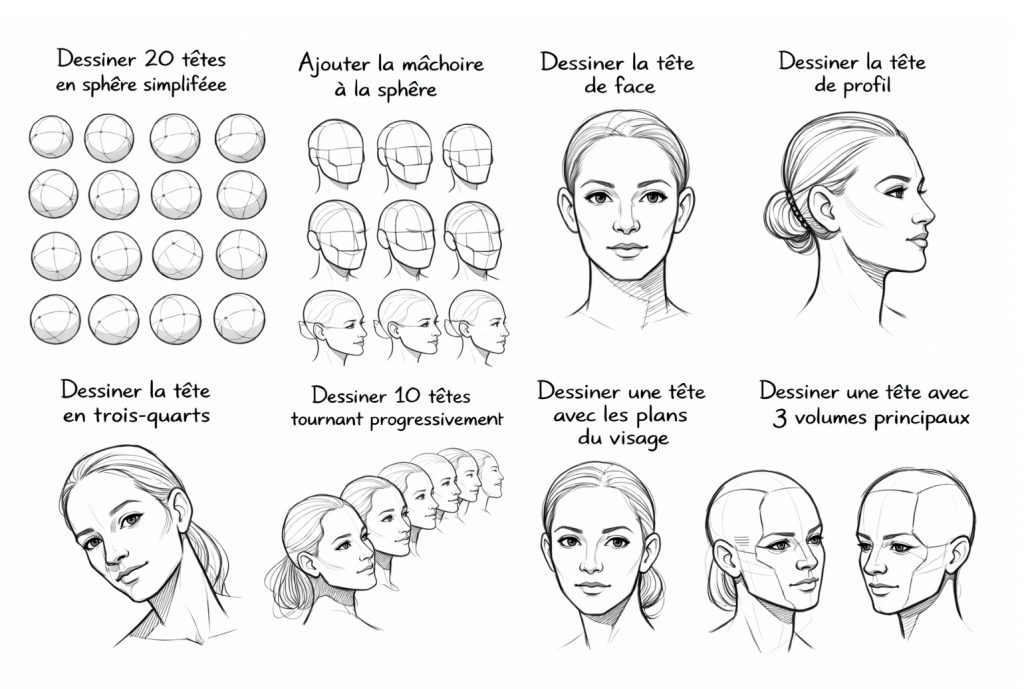 8 Exercices construction pour apprendre à dessiner