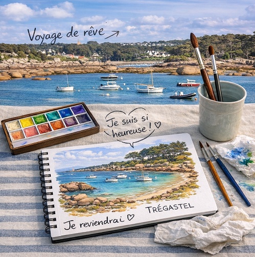 Carnet de Voyage en Bretagne Techniques2