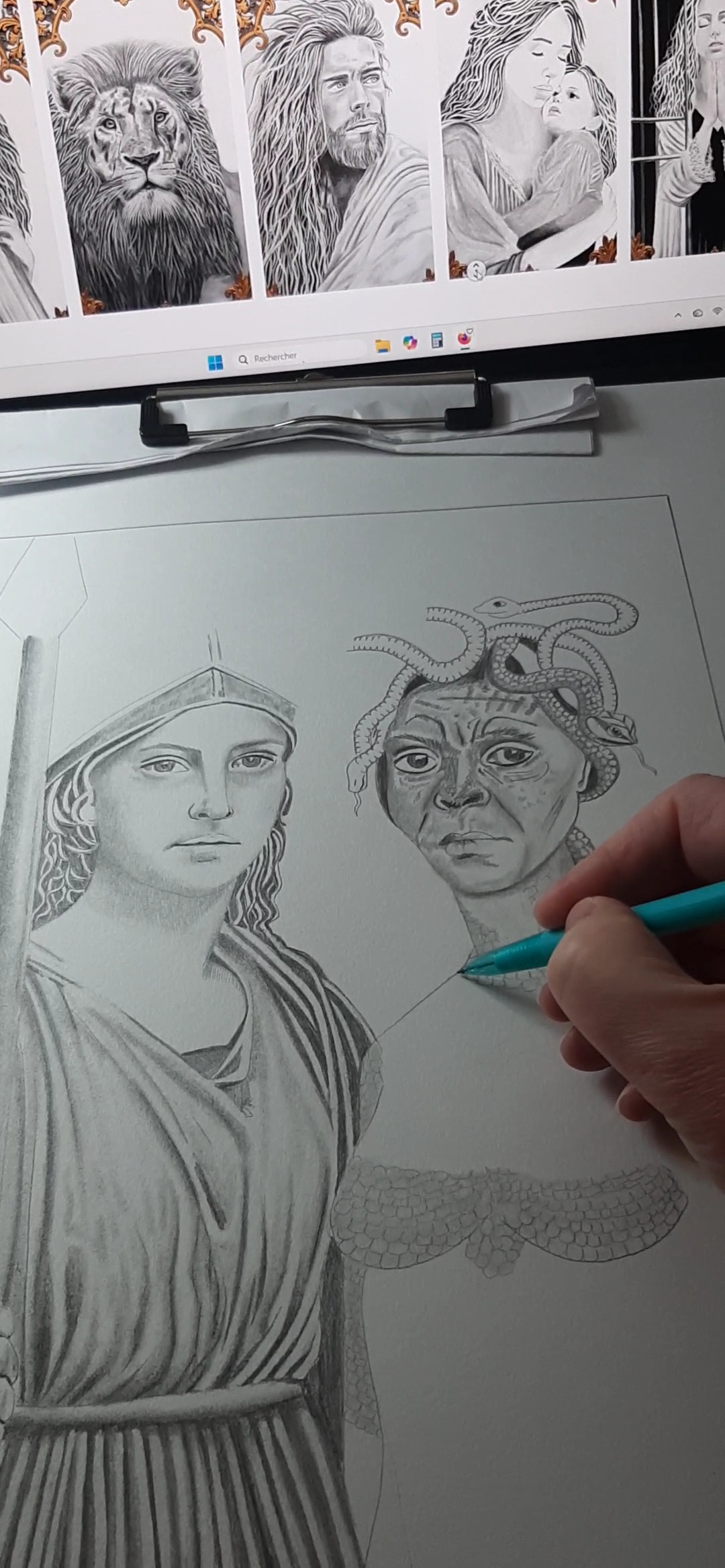 En direct du Studio d'Art de DAM KAT Série Mythologique