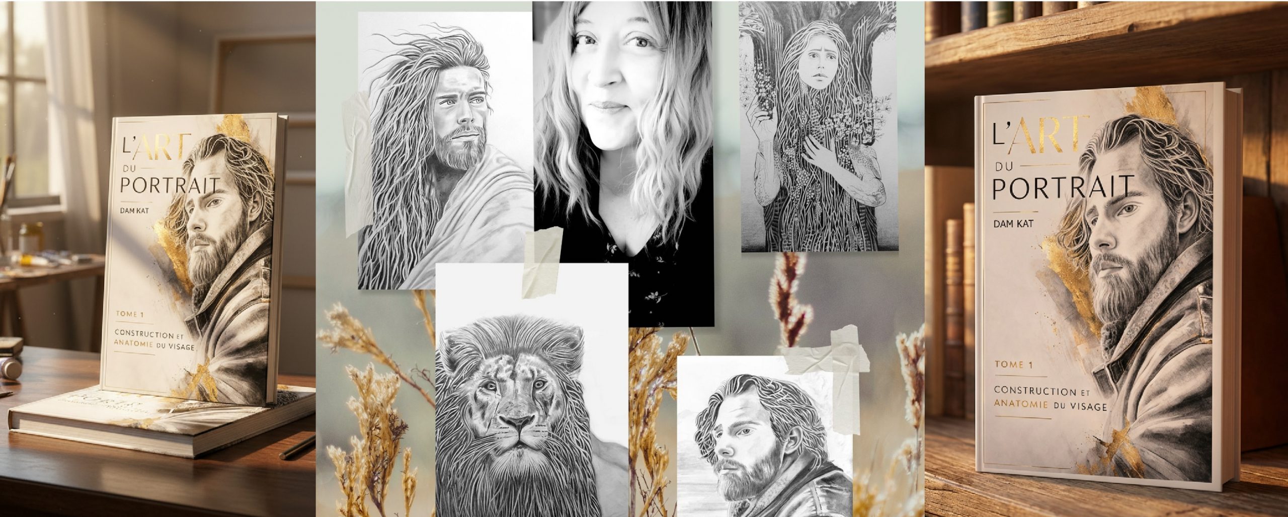 NOUVEAU LIVRE DAM KAT ART DU PORTRAIT