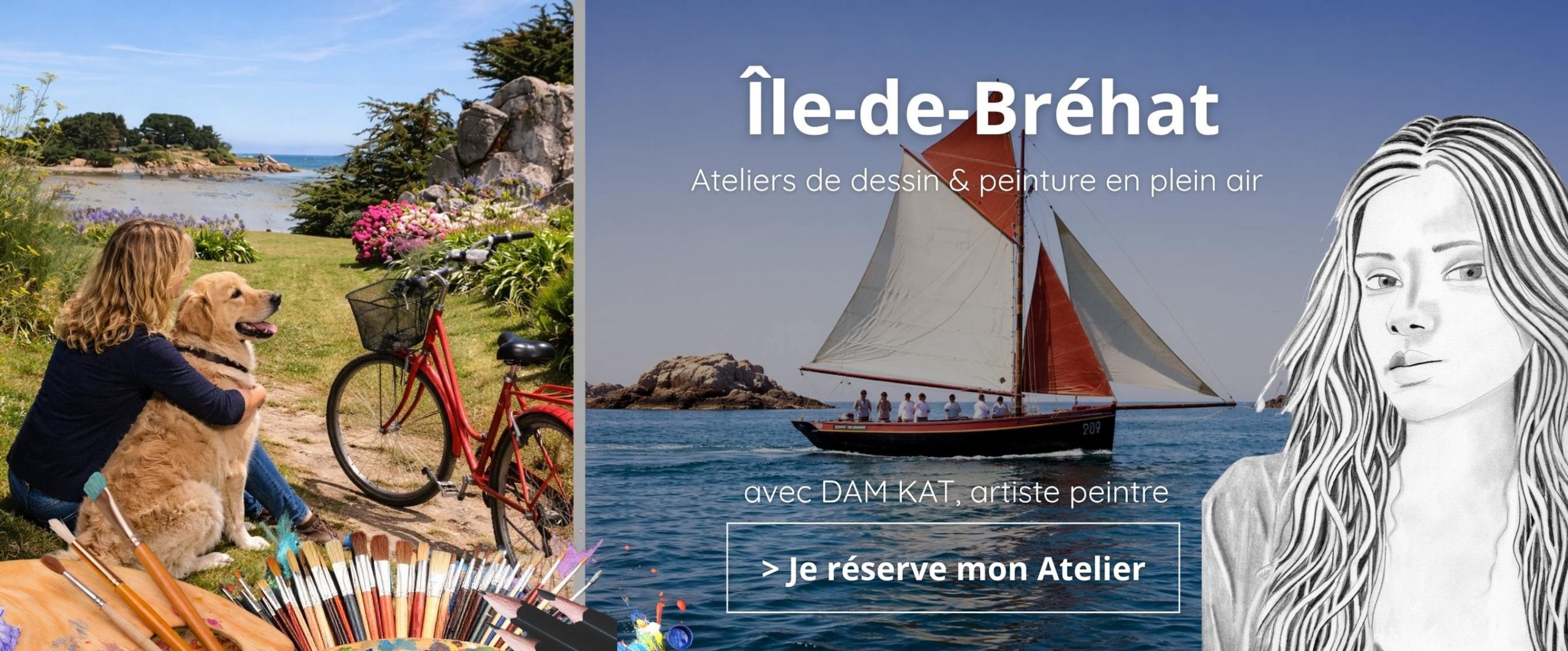Ateliers peinture à l'ile de Bréhat 2026