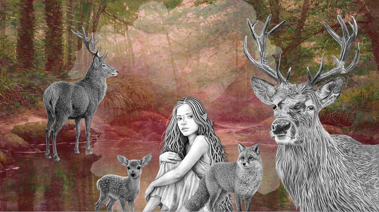 La Mare aux fées DAM KAT Tirage d'Art