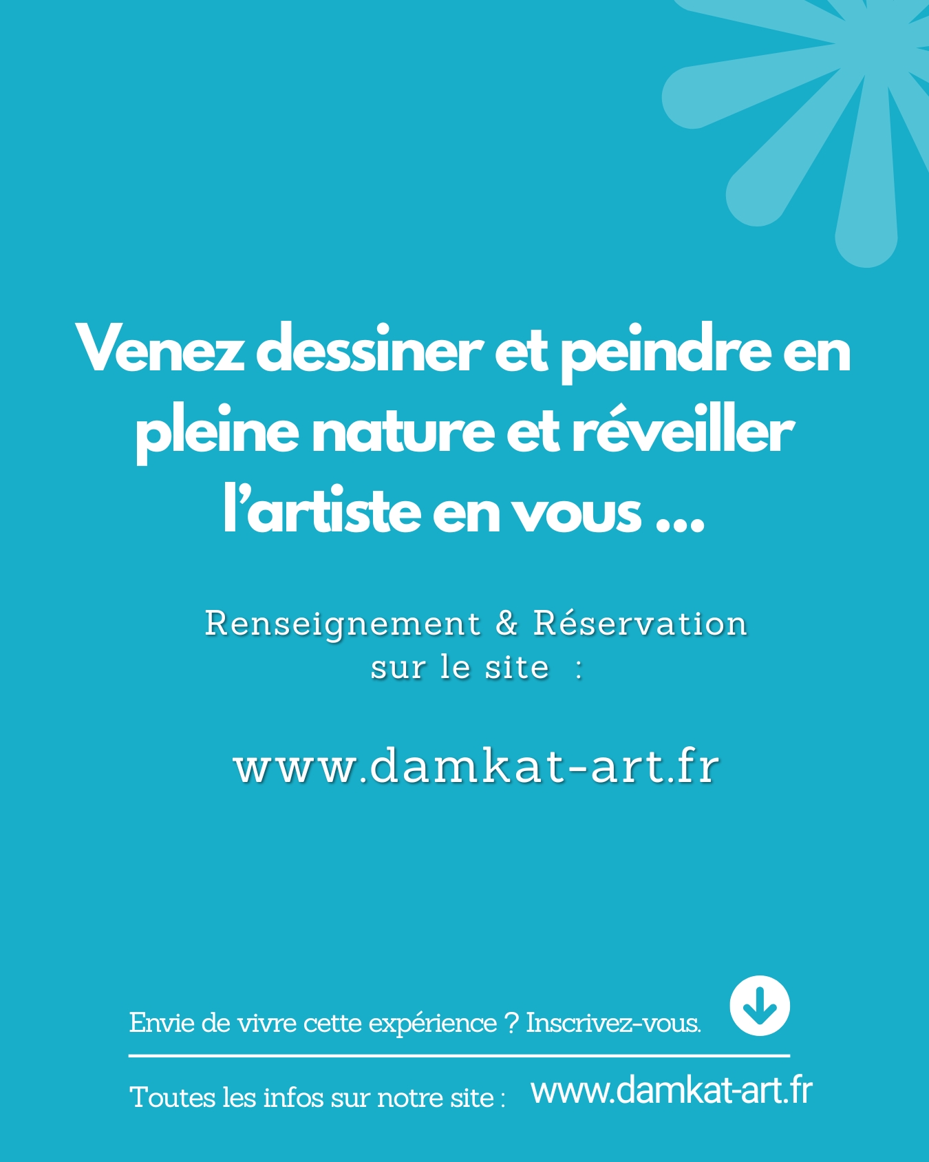 Atelier DAM KAT2026 Dessin peinture bréhat tregastel ploumanach perros guirec huelgoat stage