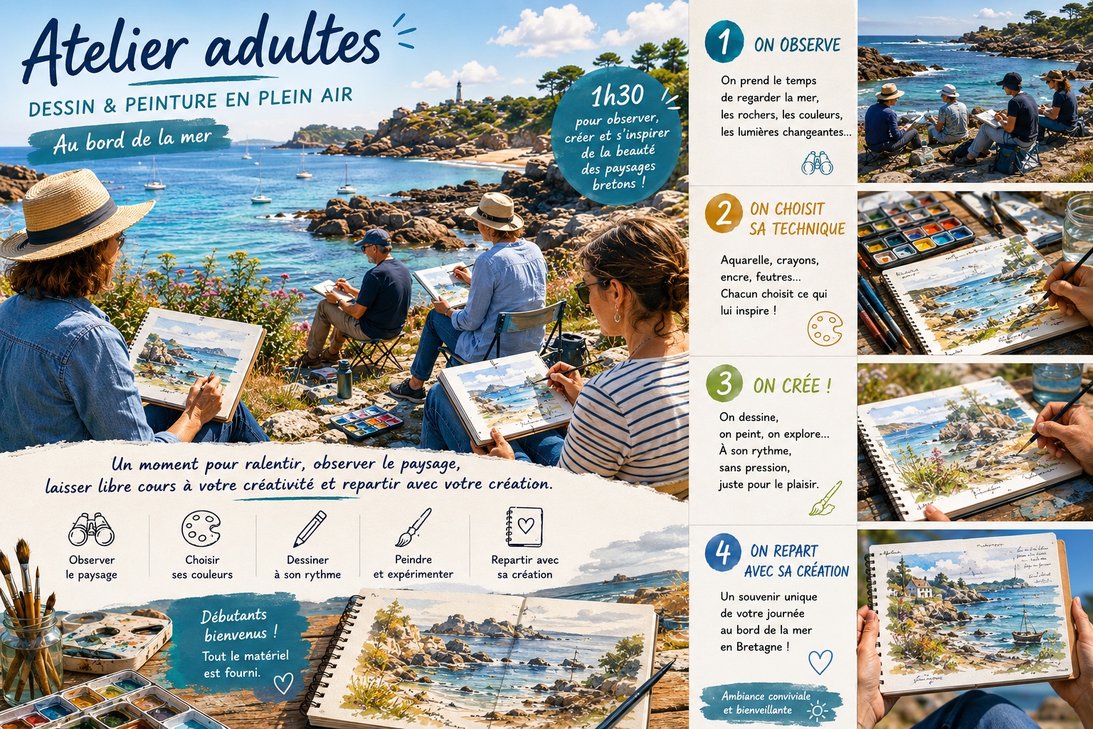 Atelier Adulte bord de mer