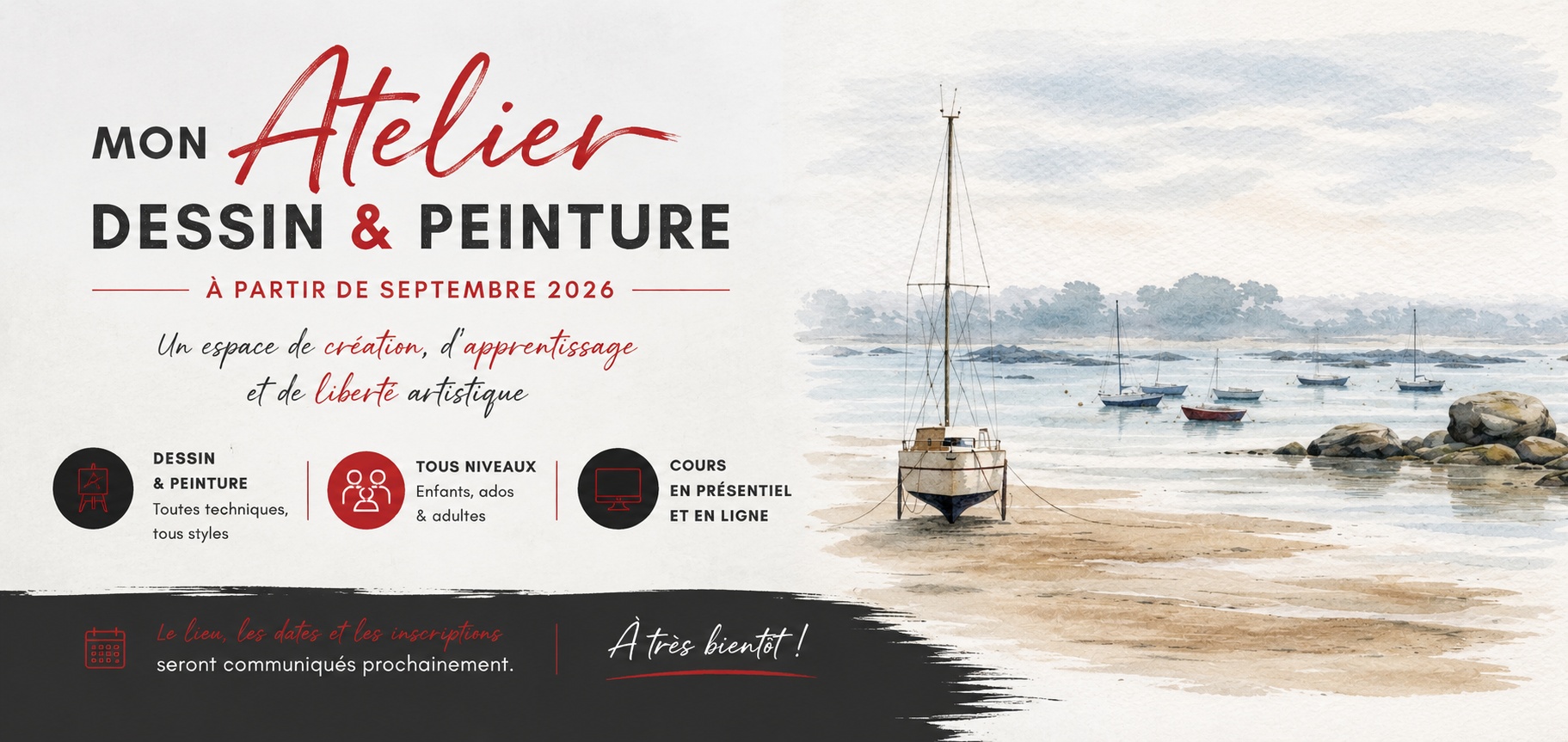 Atelier de dessin et peinture DAM KAT septembre 2026