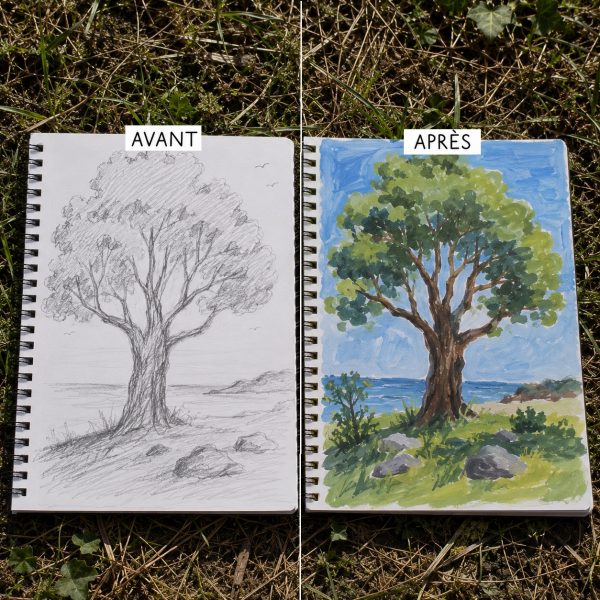 Atelier dessin enfants tregastel ploumanach lannion perros guirec brehat 29