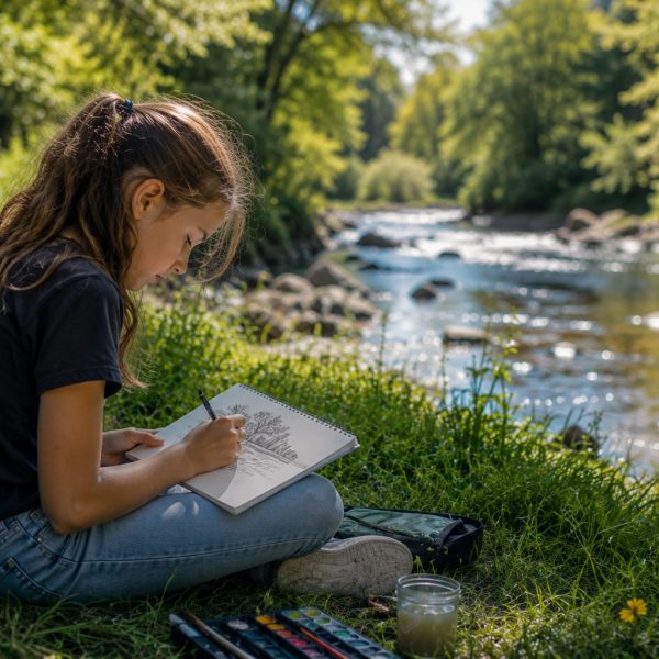 Atelier dessin enfants tregastel ploumanach lannion perros guirec brehat2