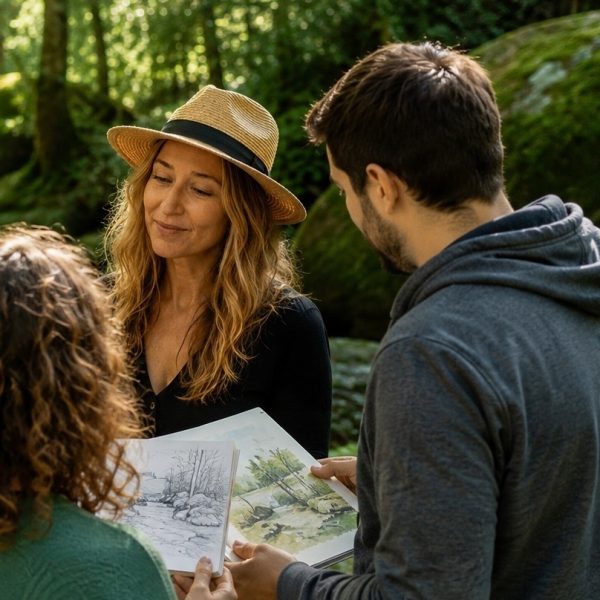 Atelier en foret - avec DAM KAT