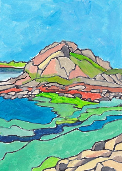 Exercice peinture les zones de couleurs