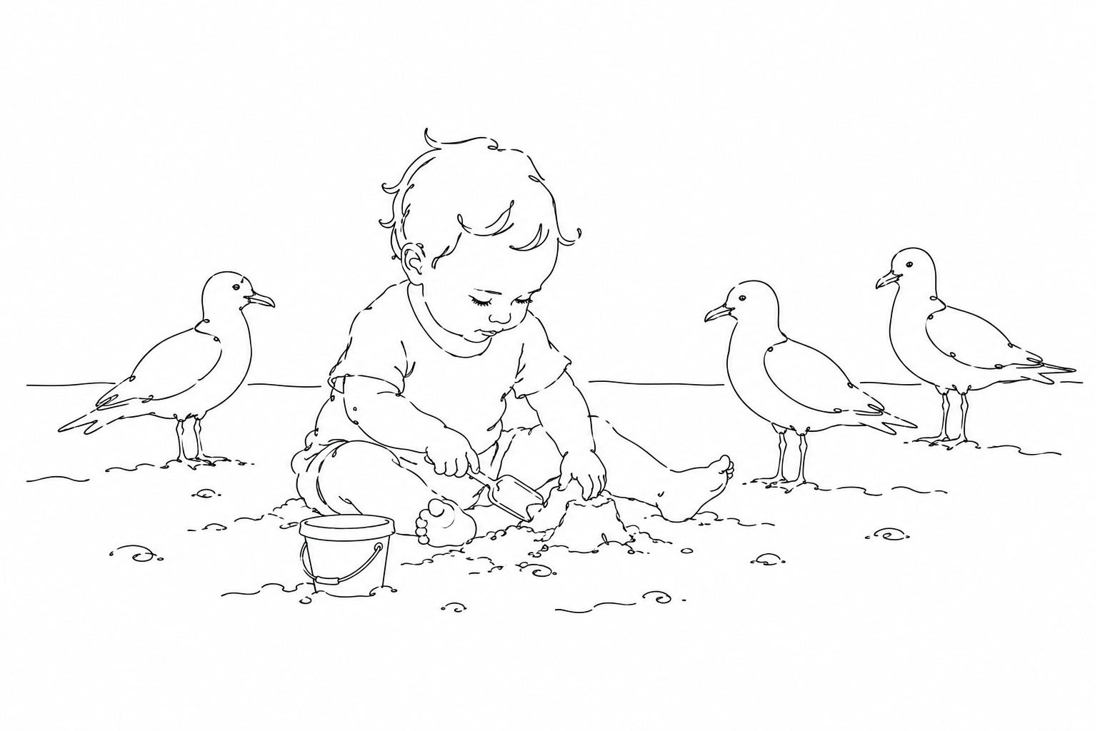 bebe aux trois mouettes