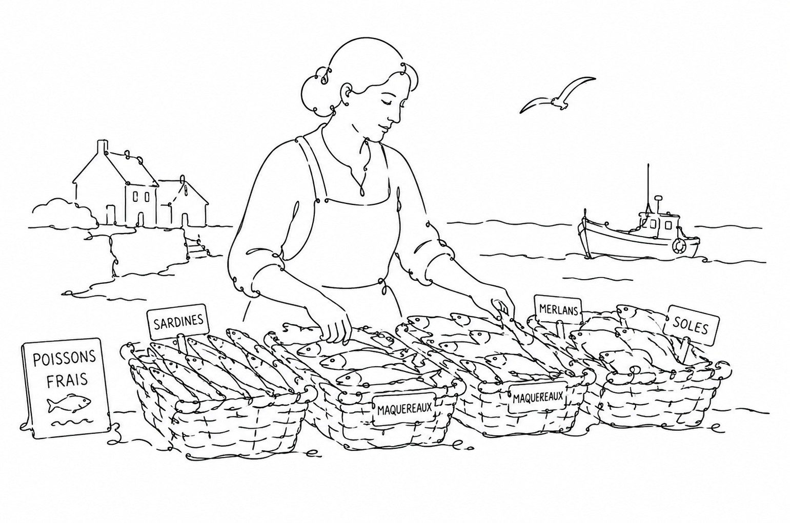 marchande de poissons