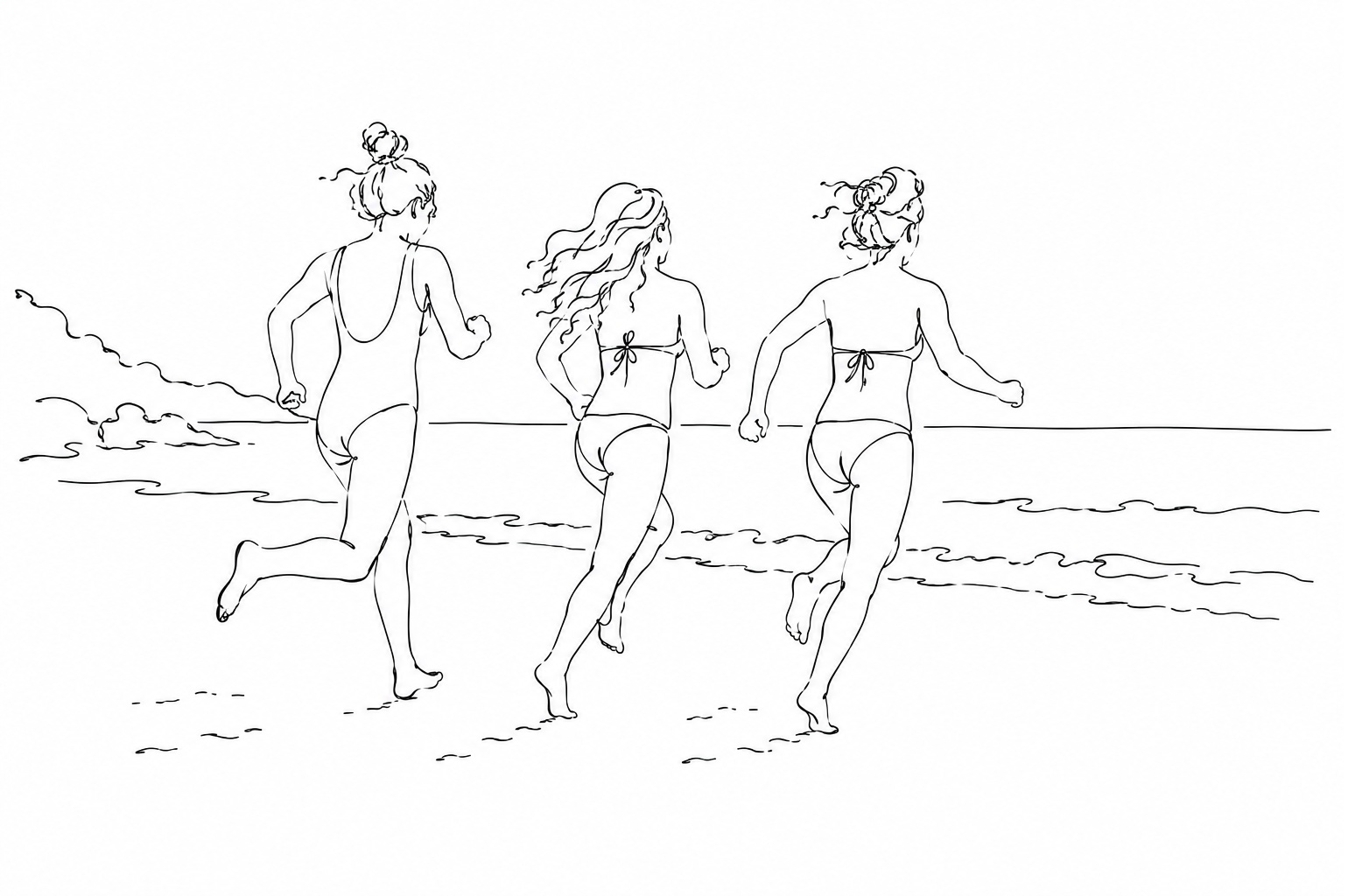 trois baigneuses