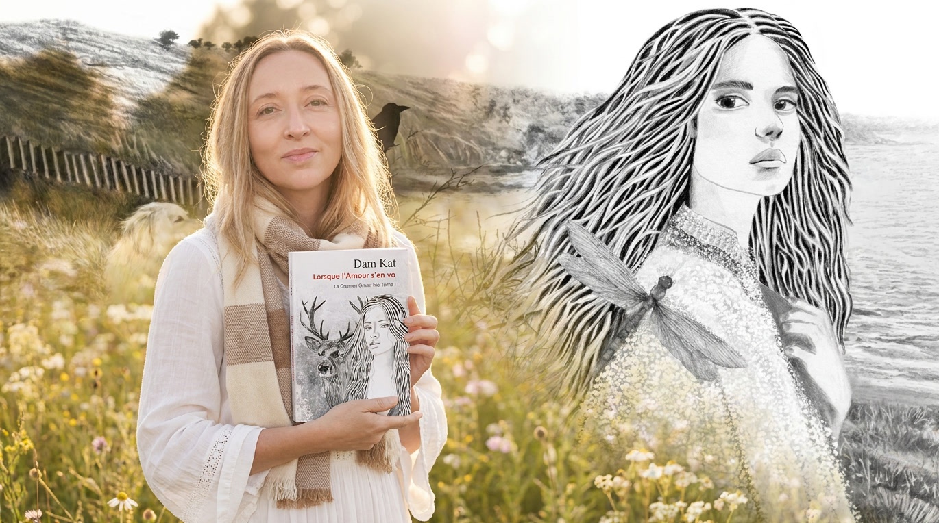 Nouveau livre de poesie de DAM KAT Artiste peintre Bretagne
