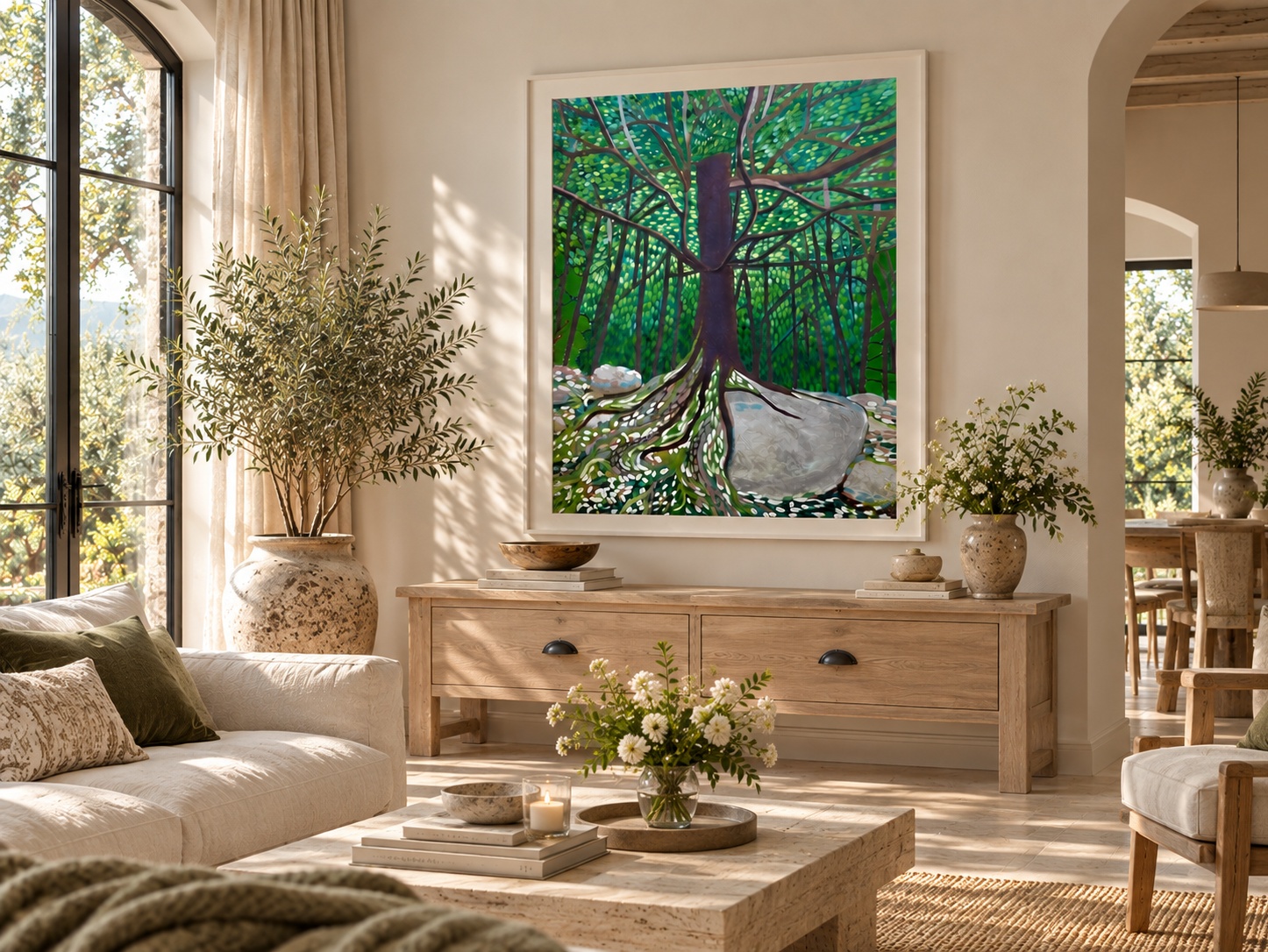 Nouveau tableau de la collection La Beauté du vivant par DAM KAT