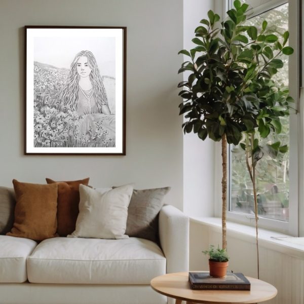 Jeune rêveuse sur le Chemin de la Vrine_idée_déco_salon